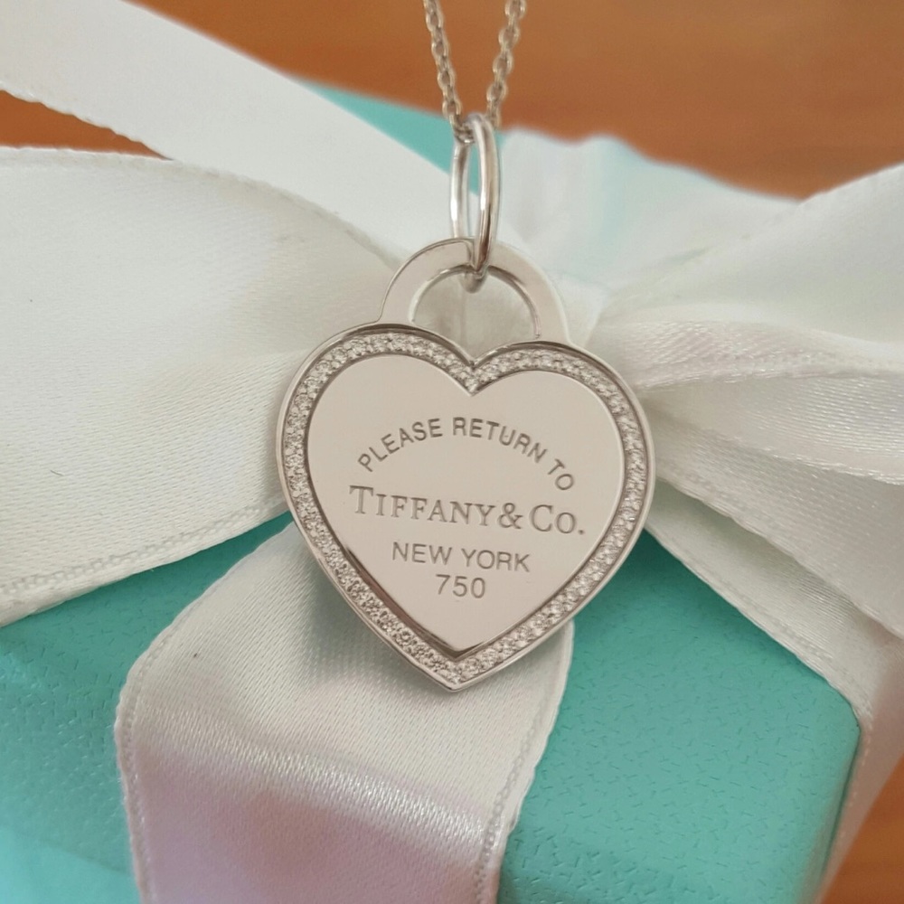 Rare Diamond Return to Tiffany Heart Necklace